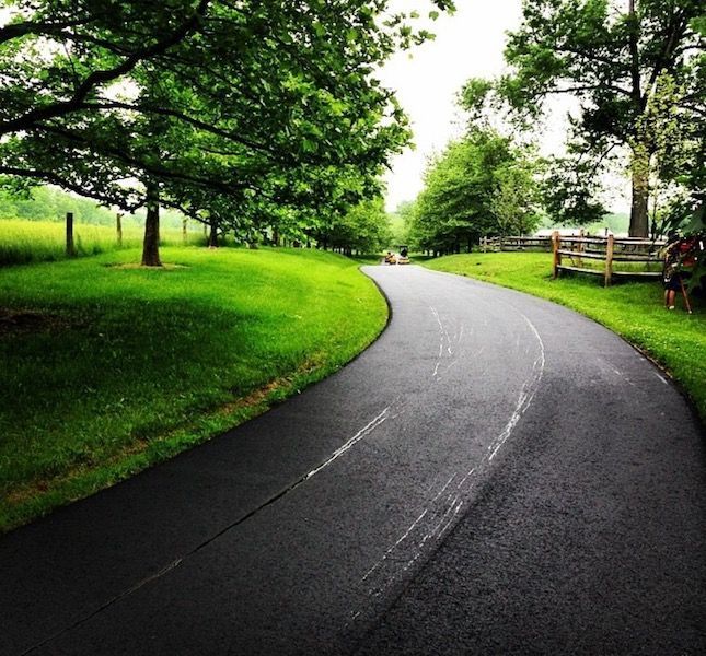 residential driveway paving project