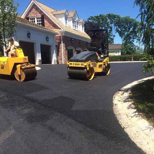 residential driveway paving project