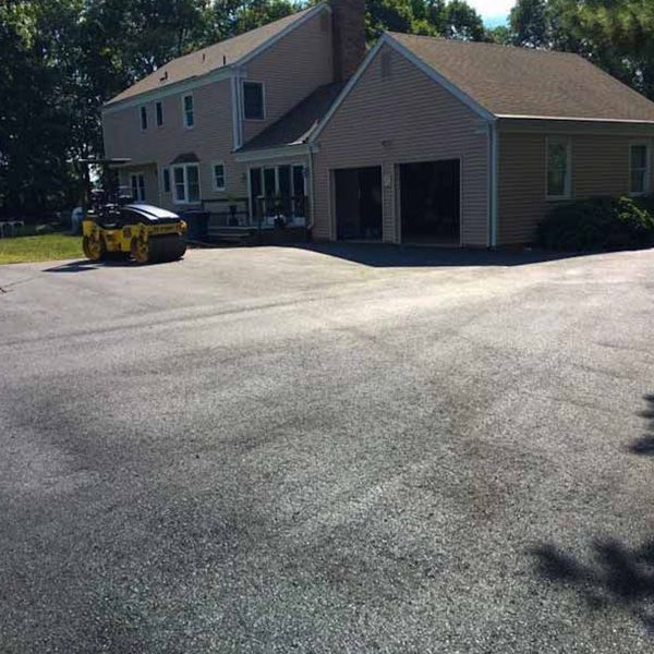 residential driveway paving project