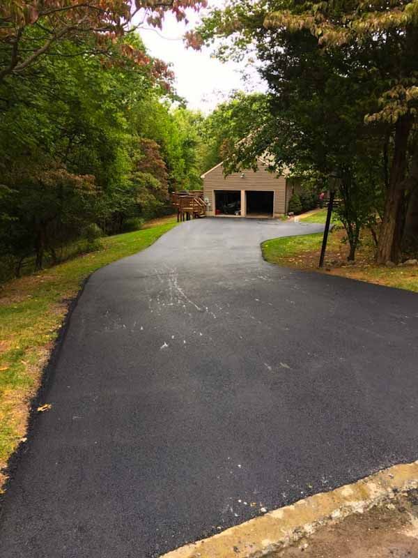 residential driveway paving project