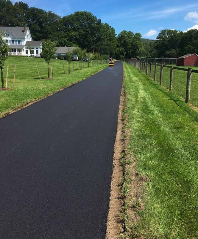 commercial paving project