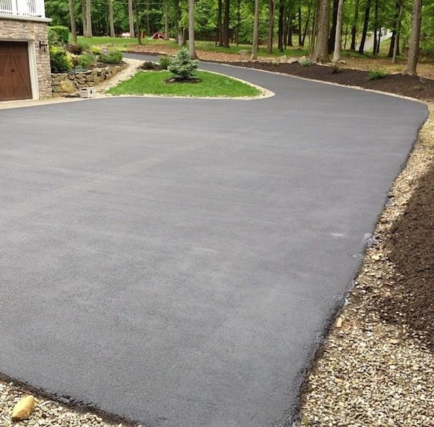 residential driveway paving project