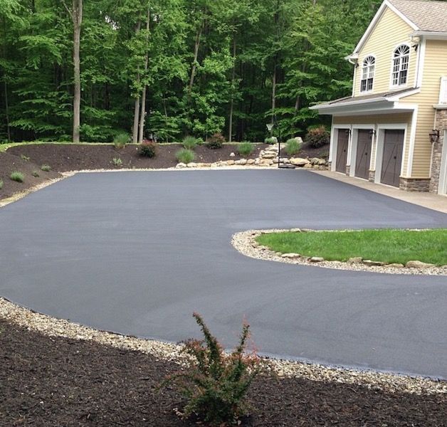 residential driveway paving project