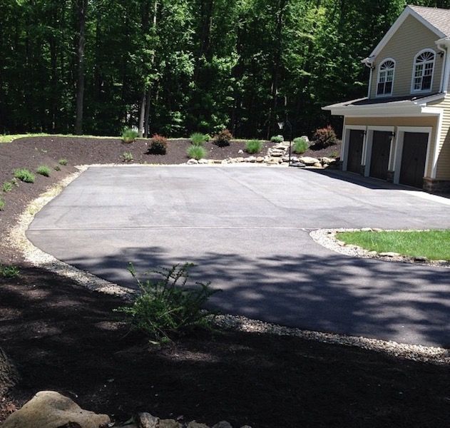 residential driveway paving project
