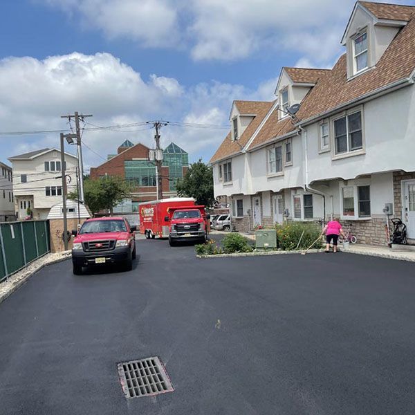 commercial paving project