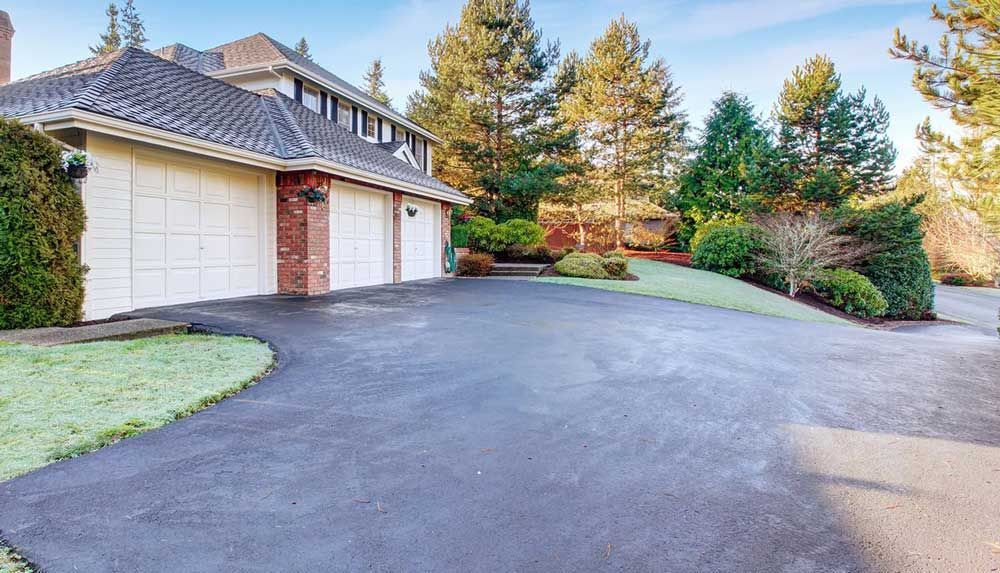 residential driveway paving project