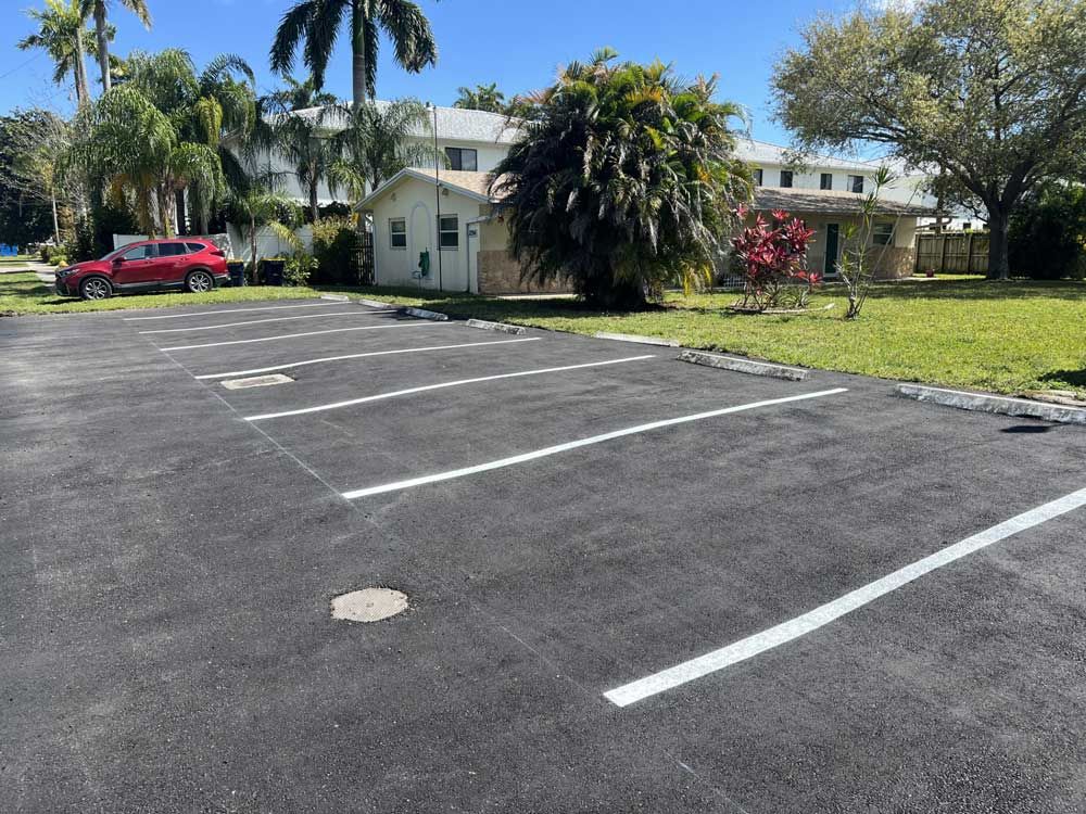 commercial paving project