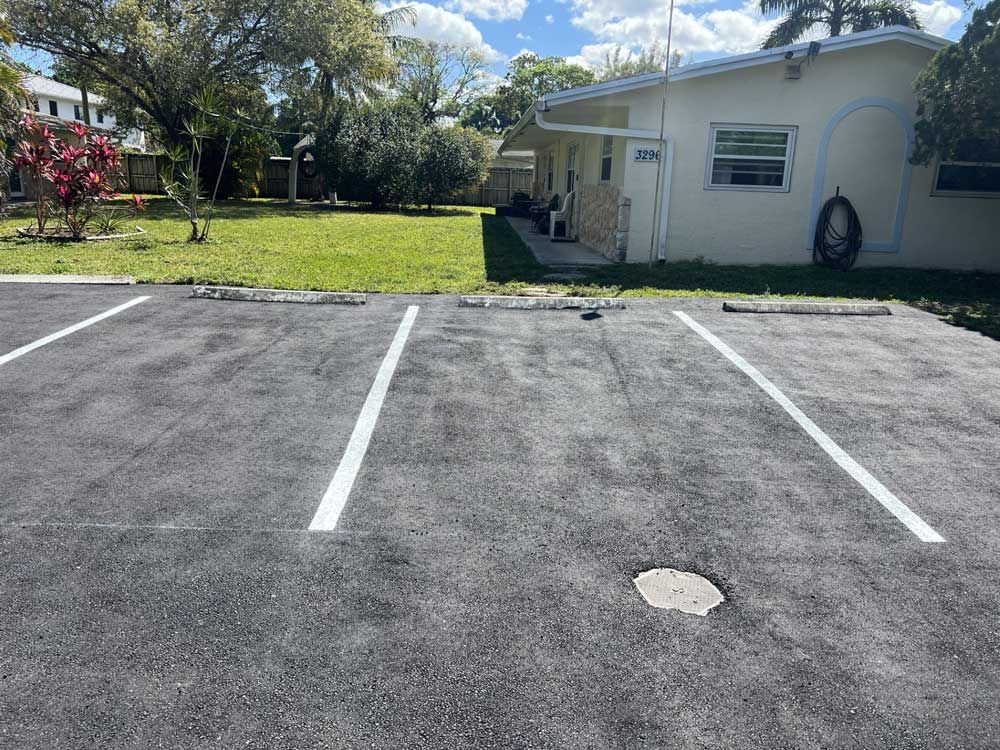 commercial paving project