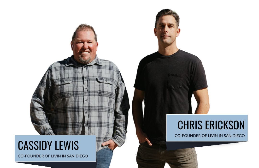 Chris Erickson and Cassidy Lewis. Founder of the Top San Diego Relocation Team: Livin' in San Diego