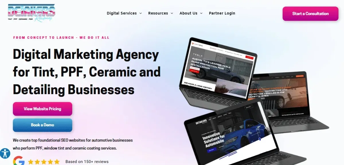 Detailers Roadmap Homepage