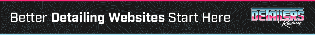A sign that says better detailing websites start here