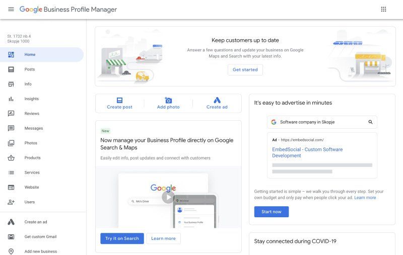 Google Business Profile Features
