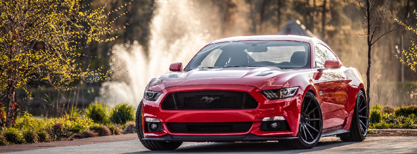 red mustang detailing