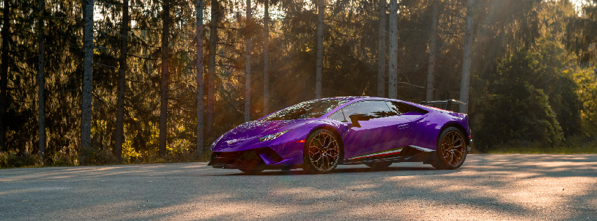 Polishing Blue Exotic Car