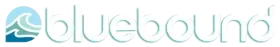 Bluebound logo with a stylized blue wave and light blue text