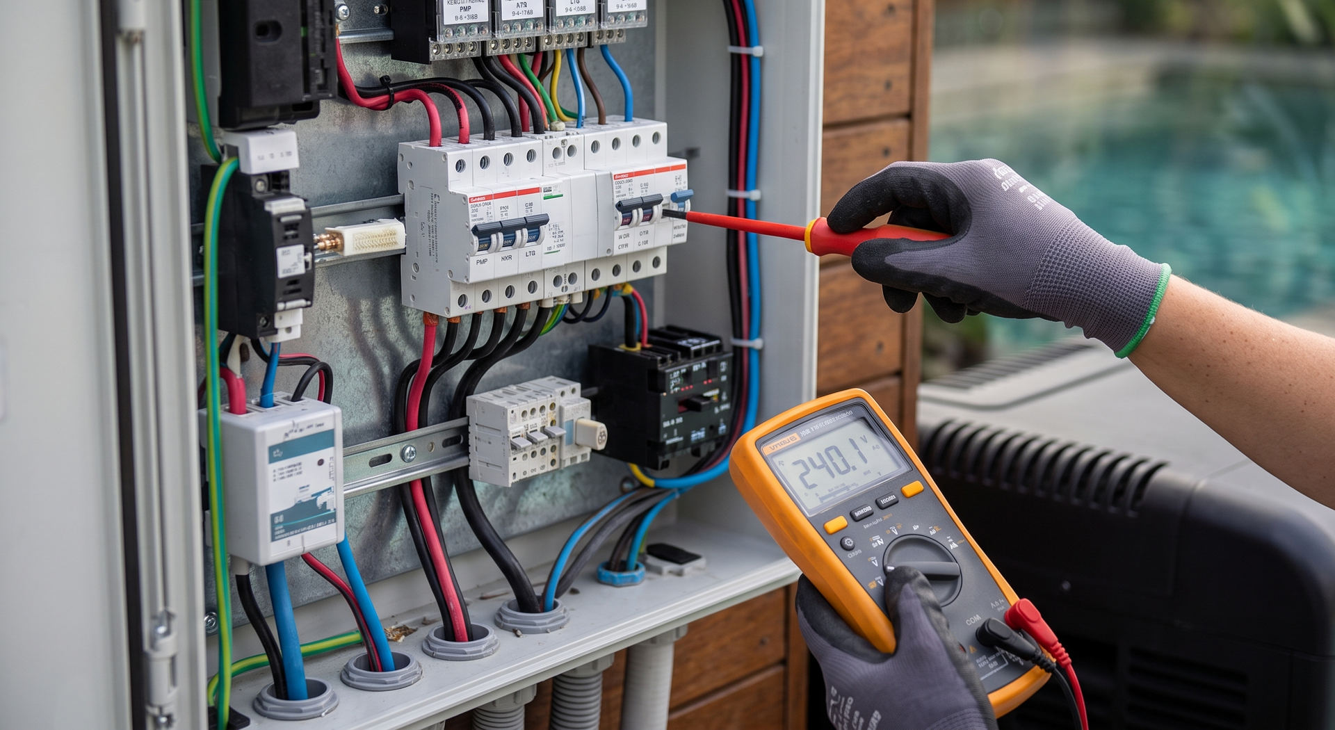 Pool electrical circuits