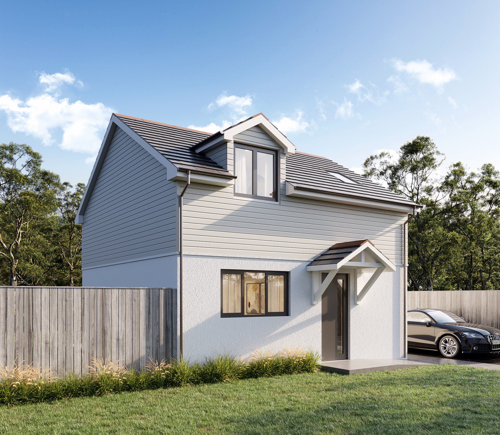 rosevean villa - CGI front
