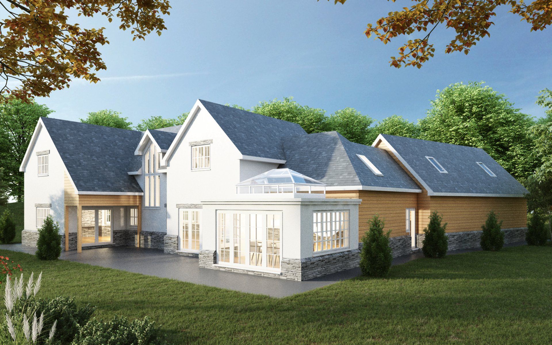 South Drive, Tehidy CGI Rear