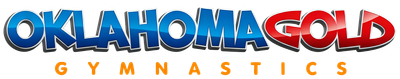 Logo for Oklahoma Gold Gymnastics, with