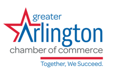 The logo for the greater arlington chamber of commerce