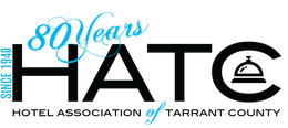 A logo for the hotel association of tarrant county