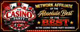 The nacpo logo is a member of the national association of casino party operators.