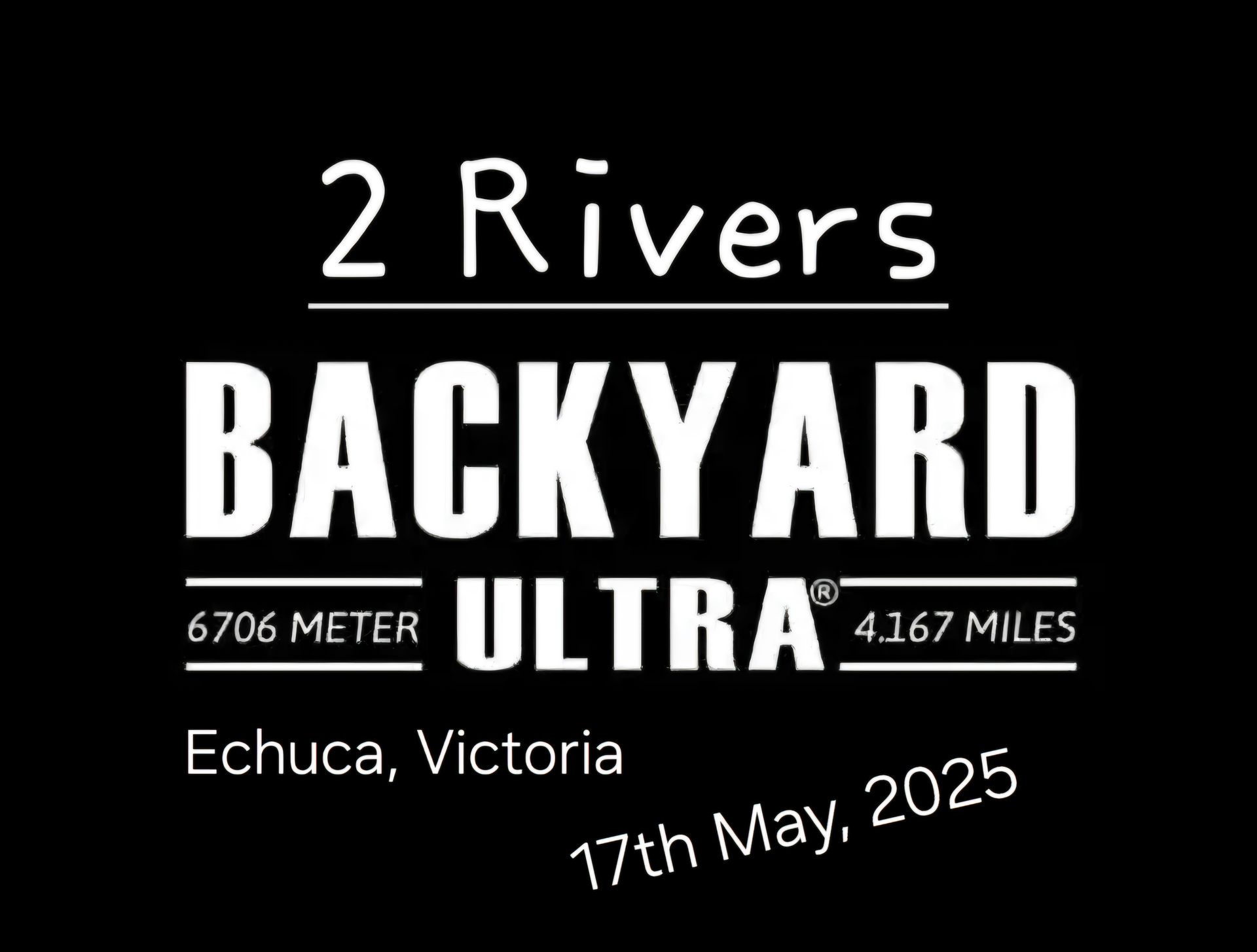 For the first time ever, Echuca will host a full sized backyard ultra on the banks of the Murray river. Runners will be based at the boat ramp carpark, at the mouth of the scenic walk where they will run along the river before following onto the Campaspe river and passing under the bridge, then return along the back. a scenic course with very little vertical change indicates the potential for big results.