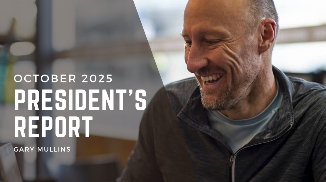 From The President (OCTOBER 2025)