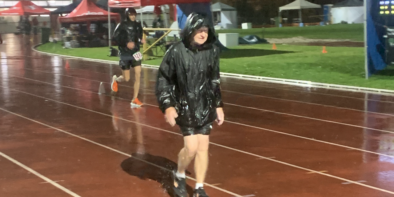 WALKING IN THE RAIN AT COBURG