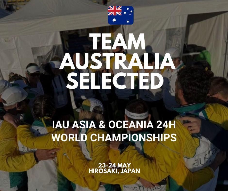 Team Announcement: Australian Team for the 2026 IAU 24‑Hour Asia & Oceania Championships