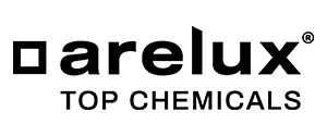 El logotipo de Darelux Top Chemicals es en blanco y negro.