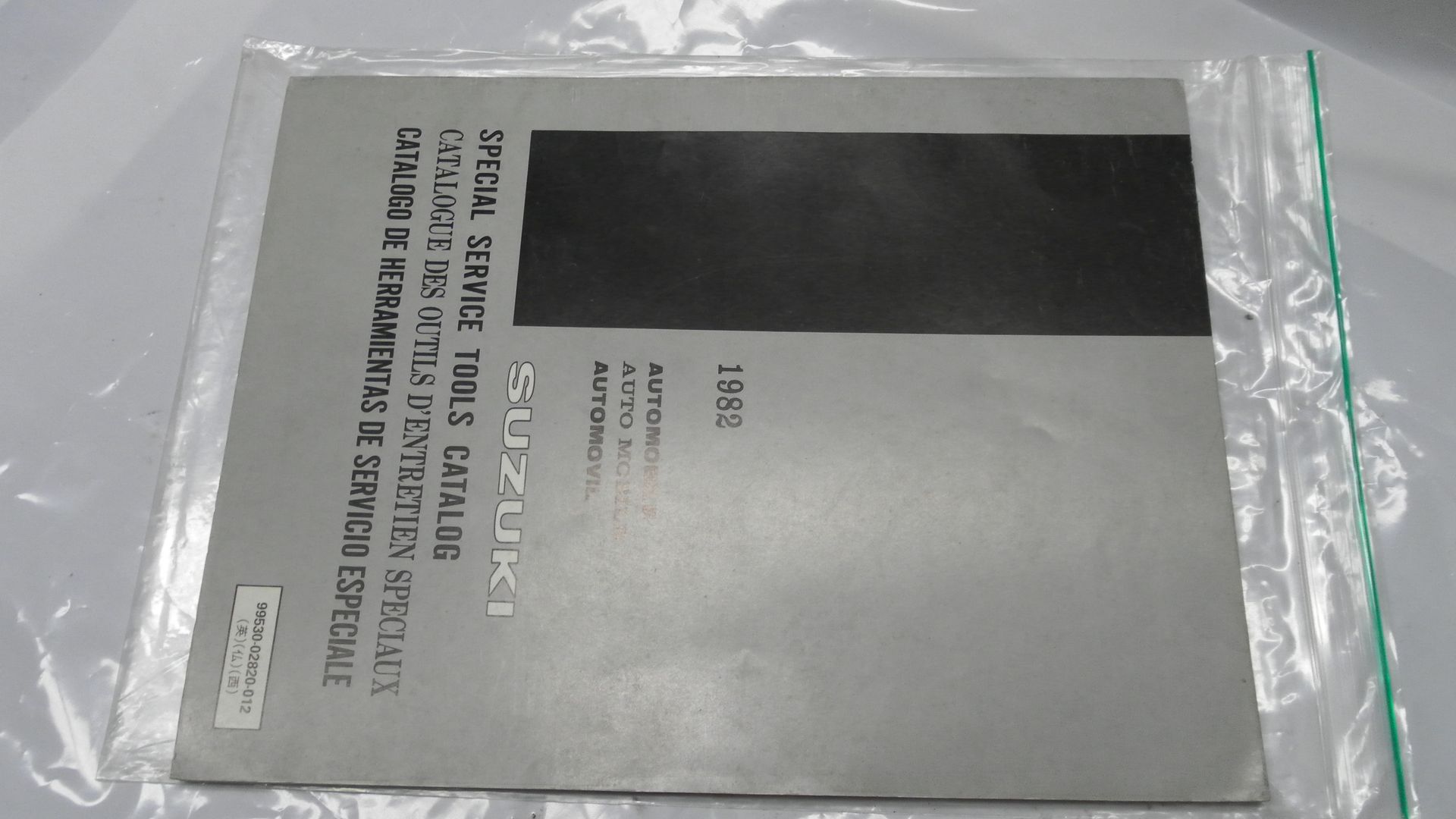 suzuki special service tools catalog 1982	automobile		99530-02820-012	May 1982