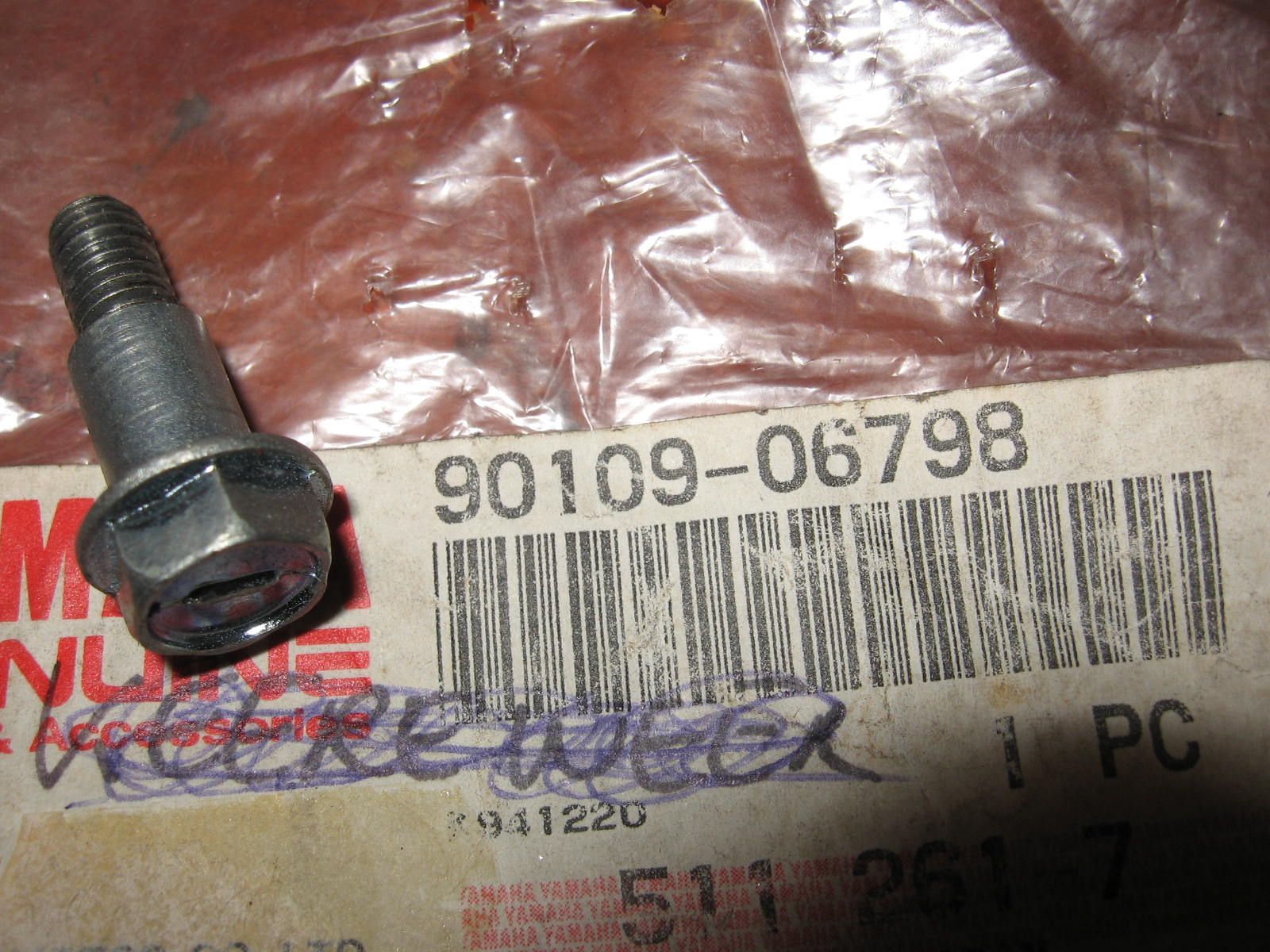 bout bevestiging hevel – xt250 2013-16		oem	90109-06798