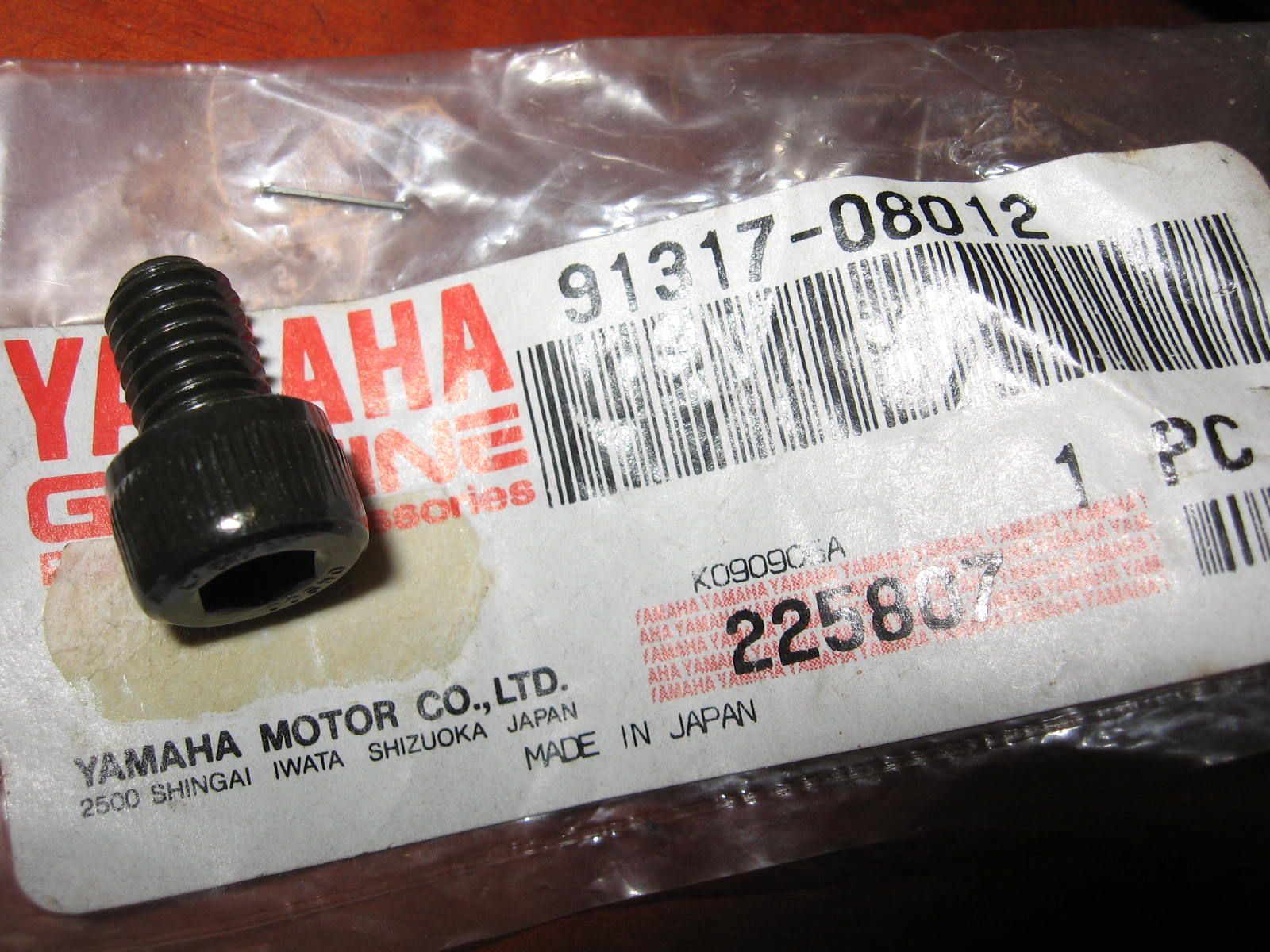 2x imbusbout m6x8x12		oem	91317-08012