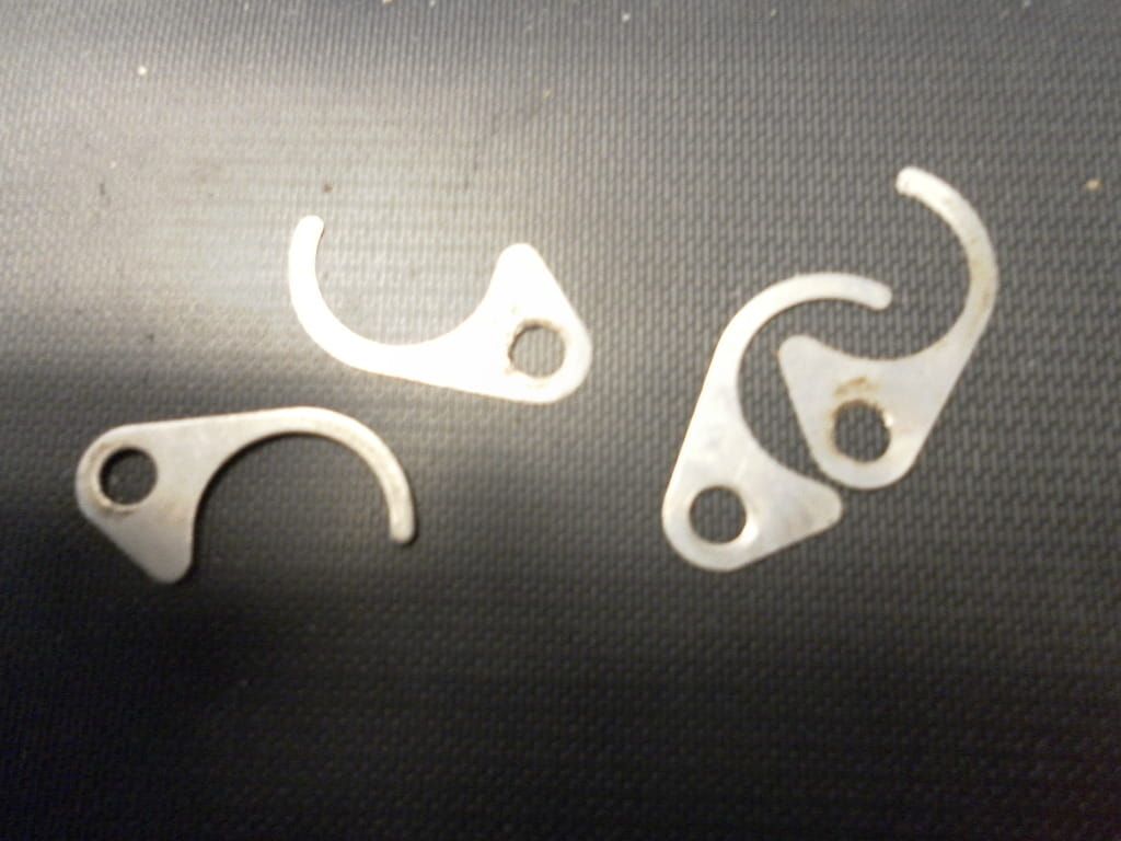 afstandsschijf abs , afstelplaatje abs sensor achter 	0, 5mm , gebruikt