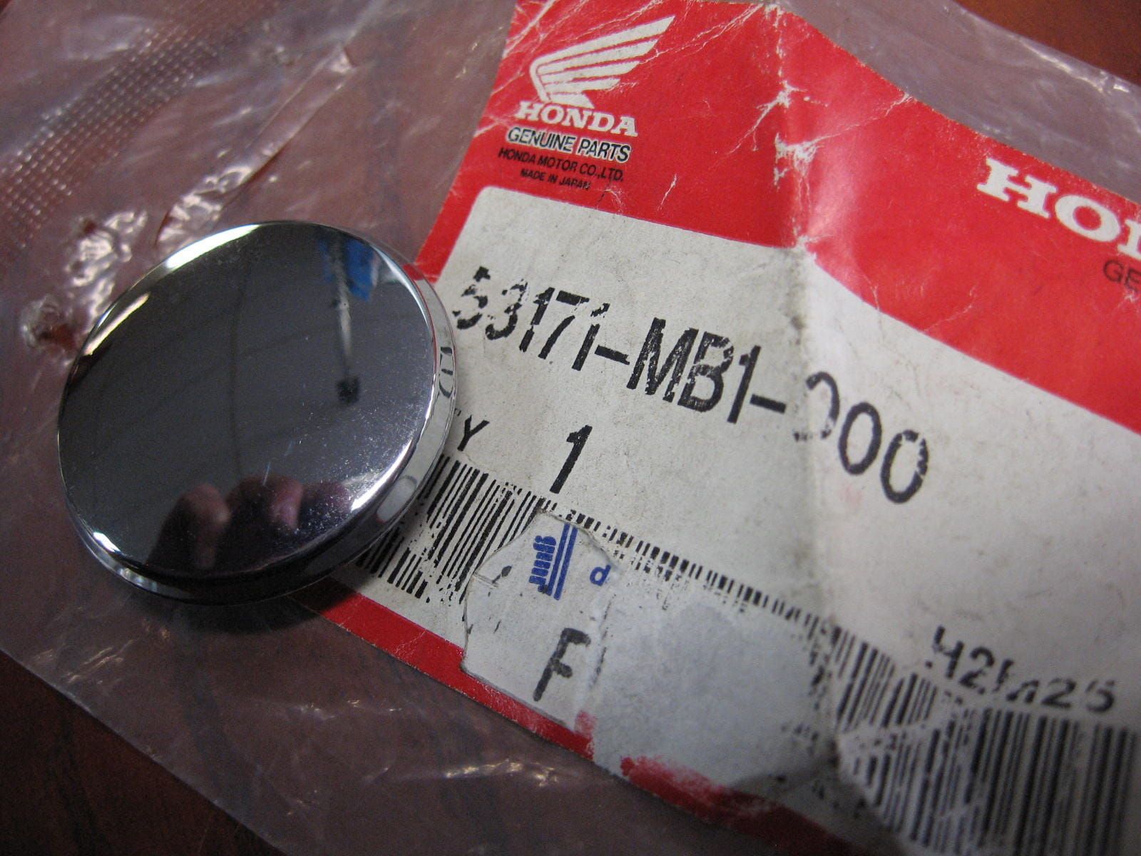 Einddop stuur kunstofdop chroom	vf100 vt500 vf700	oem	53171-mb1-000	58171-mb1-000?