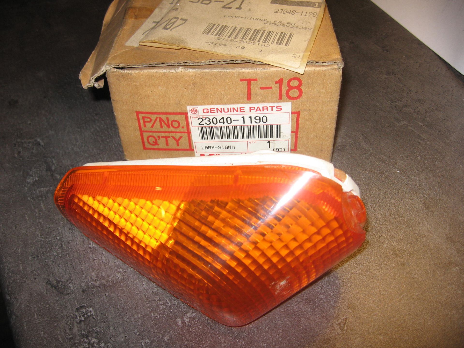 richtingaanwijzer rechtsvoor -- zzr 250 1993-93		kawasaki		23040-1190