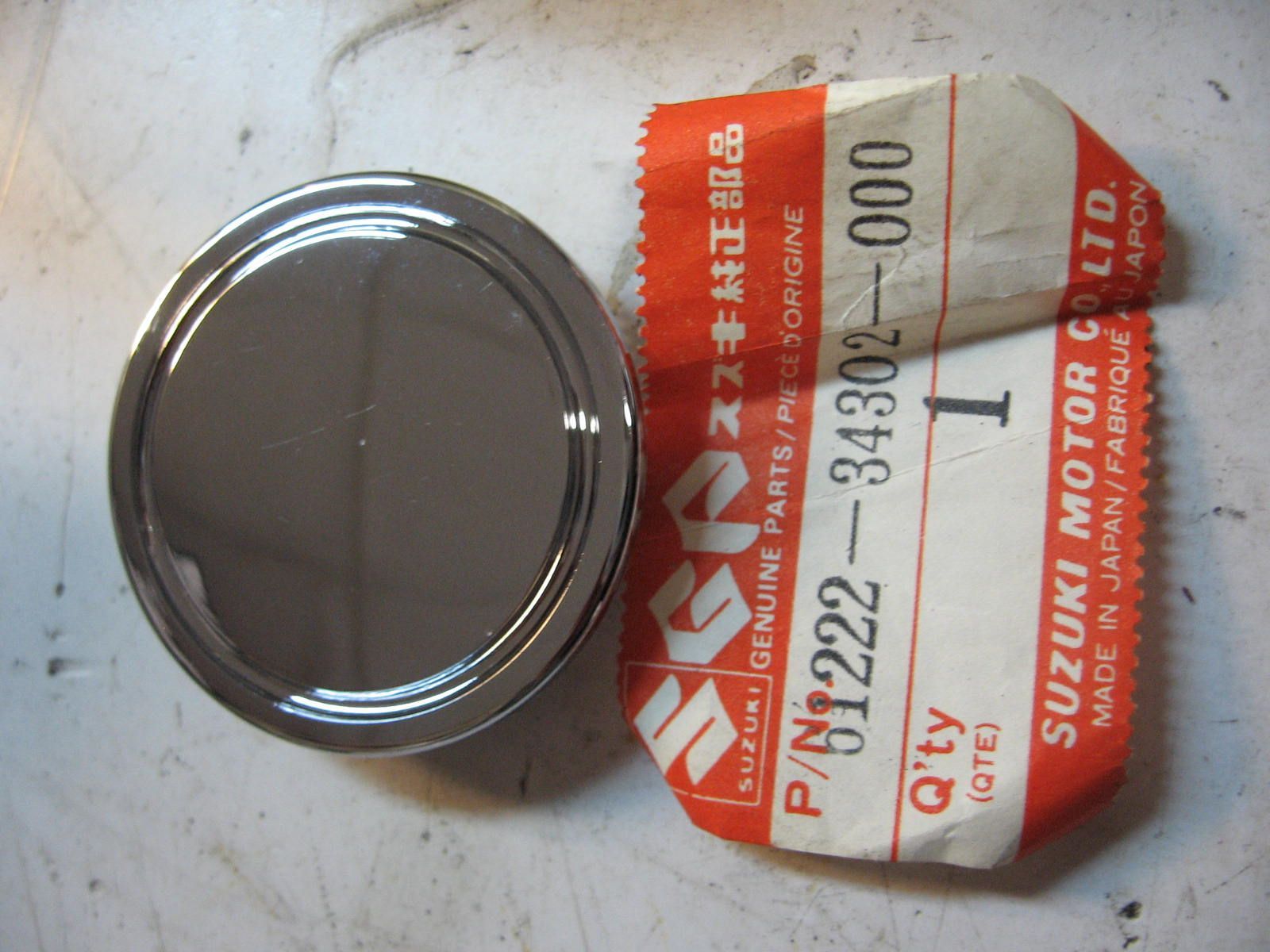 dop chroom – achterbrugbevestiging gs650g , gs450g 		oem	61222-34302-000