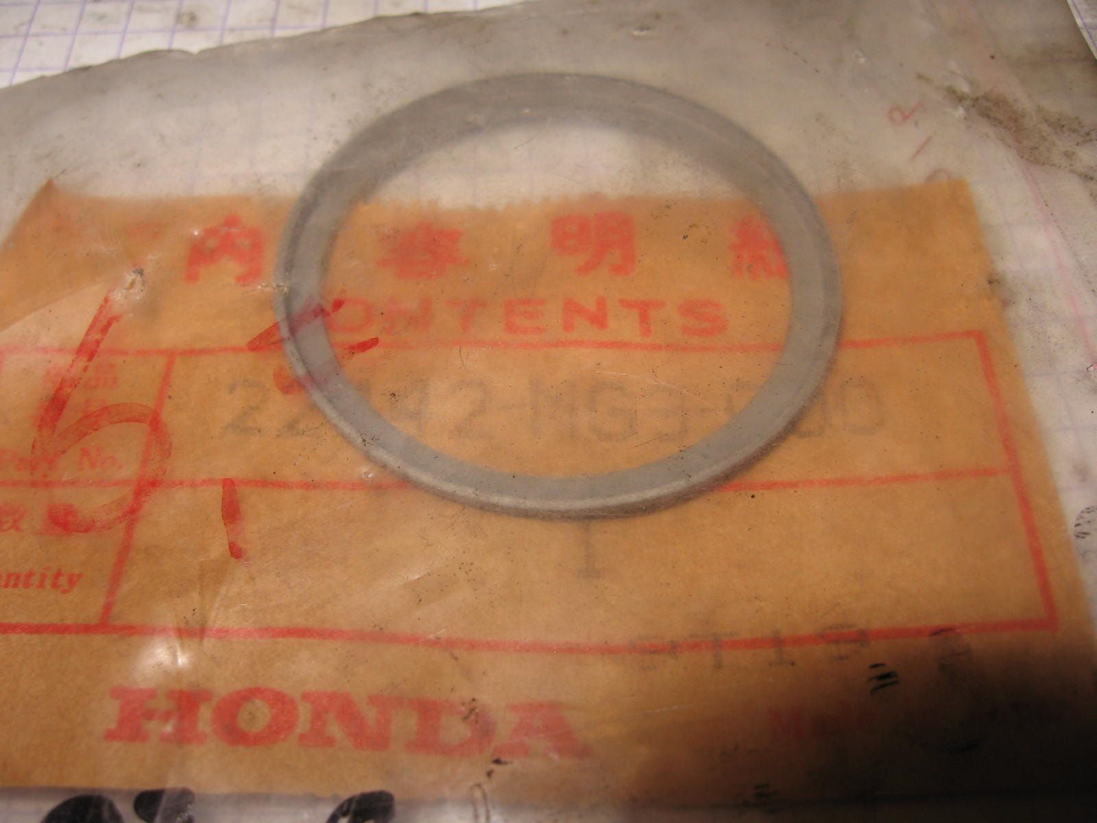 zitting koppelingsveer – GL1200		oem		22442-mg9-000