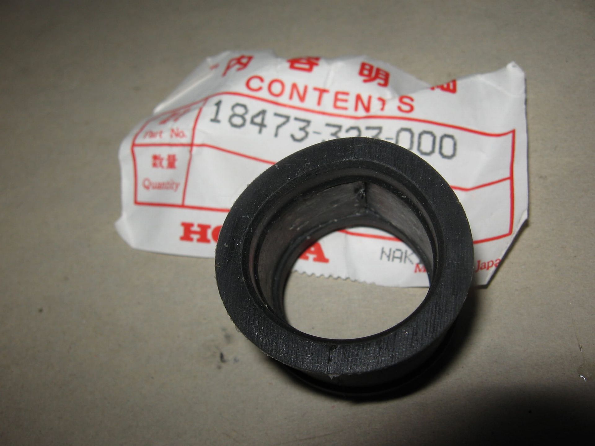 muffler conectingtube , bus tussen de einddempers– cb500 cb550		oem		18473-323-000