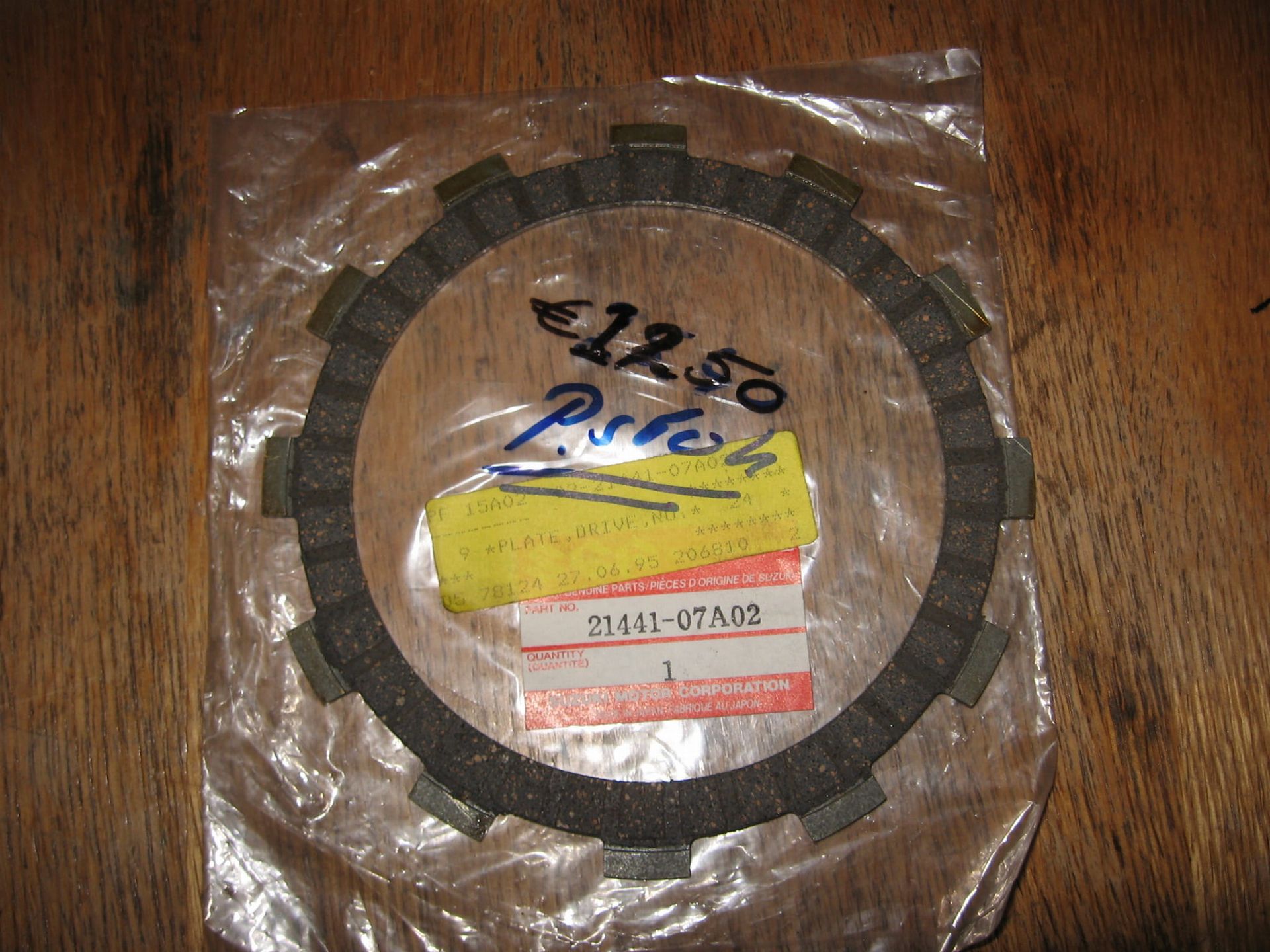 4 stuks koppelingsplaat gevoerd	Rm250 86-95 gv1400 86-87	oem		21441-07A02
