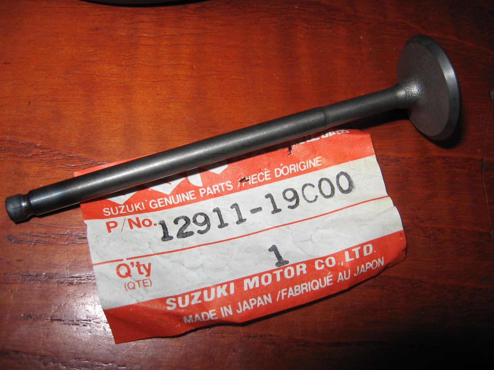 Inlaatklep – gsx600f  88-2006 , gsf600 96-2003		oem		12911-19c00