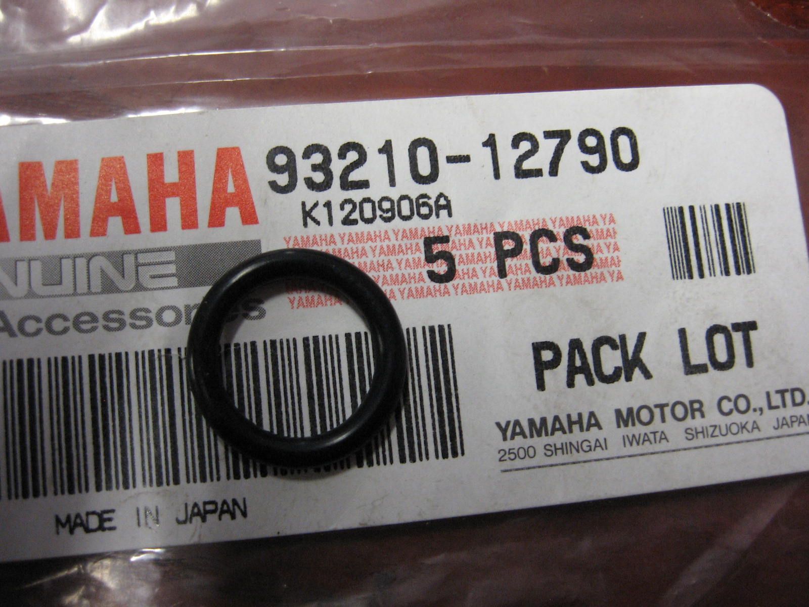 3x O-ring   		oem	93210-12790