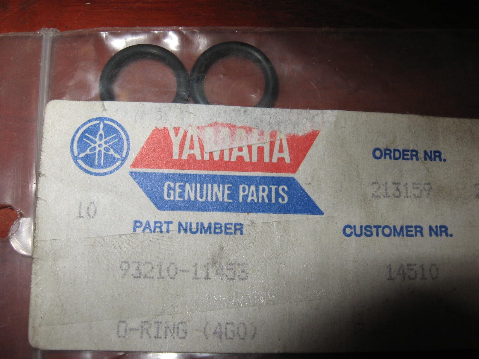 2x O-ring   		oem	93210-11453