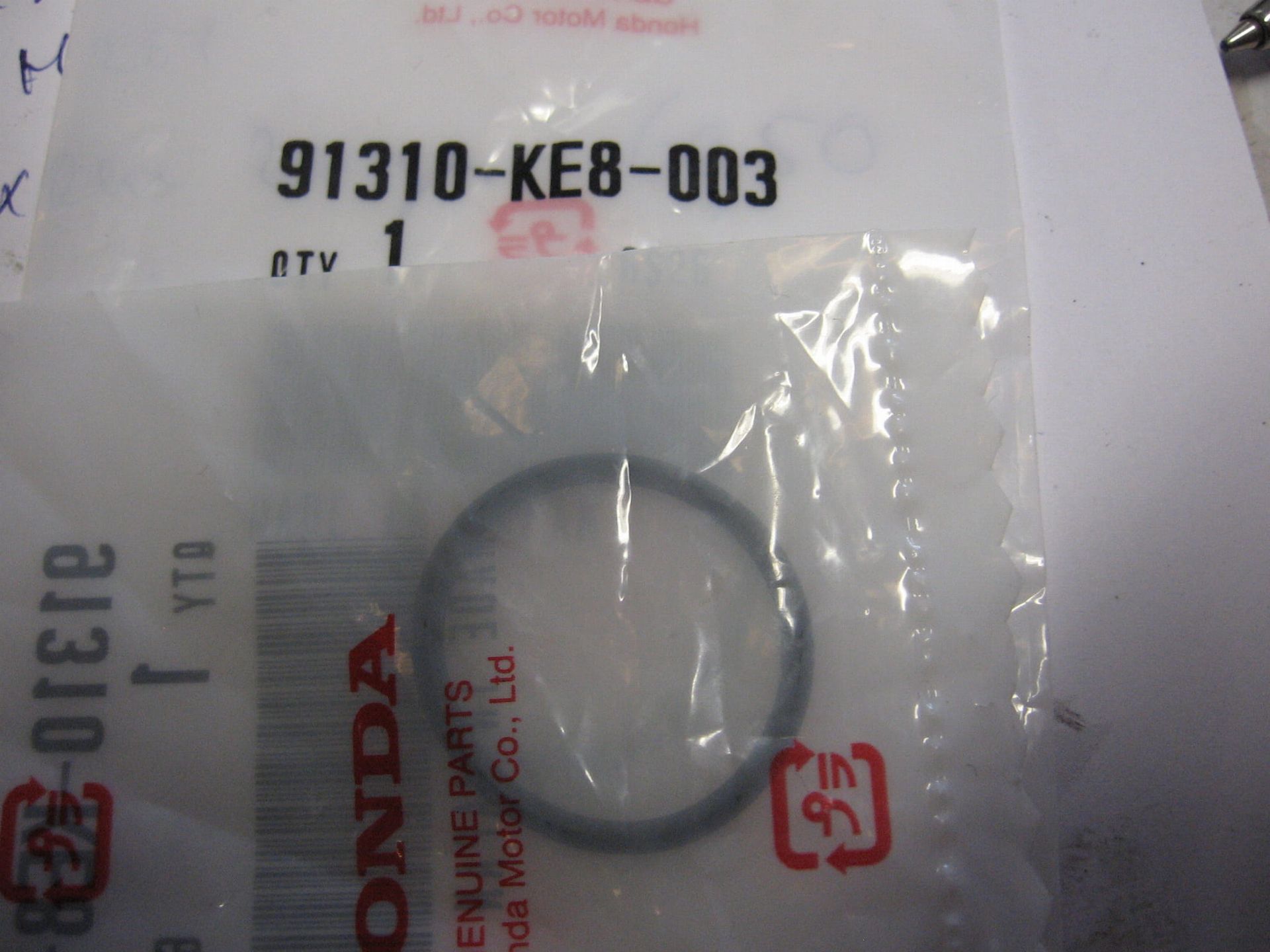 O-ring  		oem		91310-ke8-003 , plug blokdeksel , vt600 , gl1100 vf