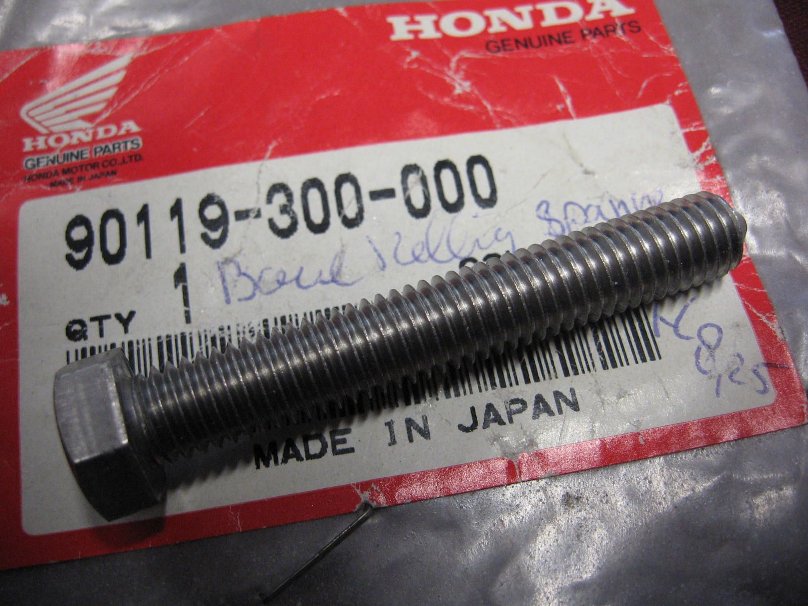bout kettingspanner m8x83 kop 12mm --		oem		90119-300-000