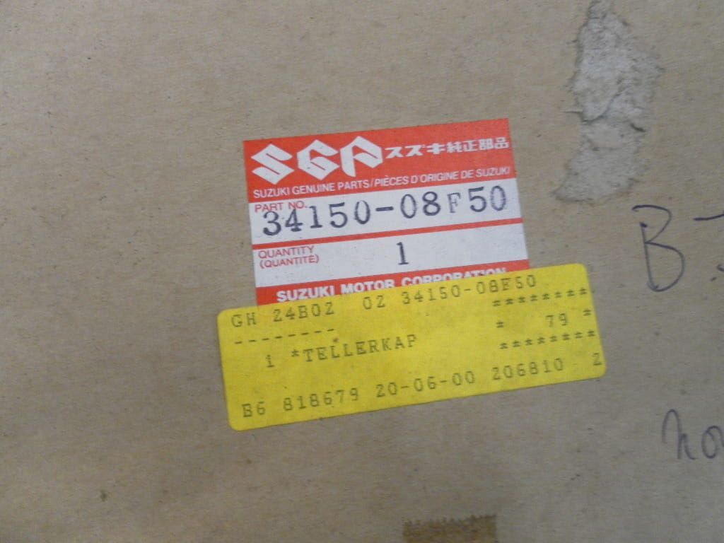 Voorkant tellerset 	gsx600f gsx750f	oem	34150-08F50