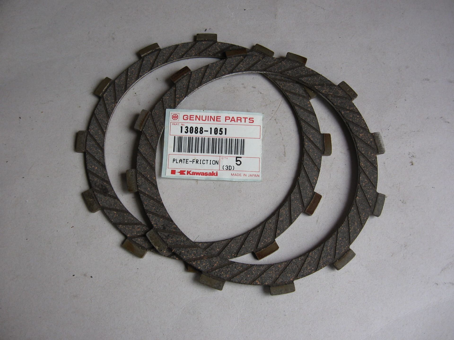 2x koppelingsplaat gevoerd – 		oem		13088-1051 , zg100 zx1000