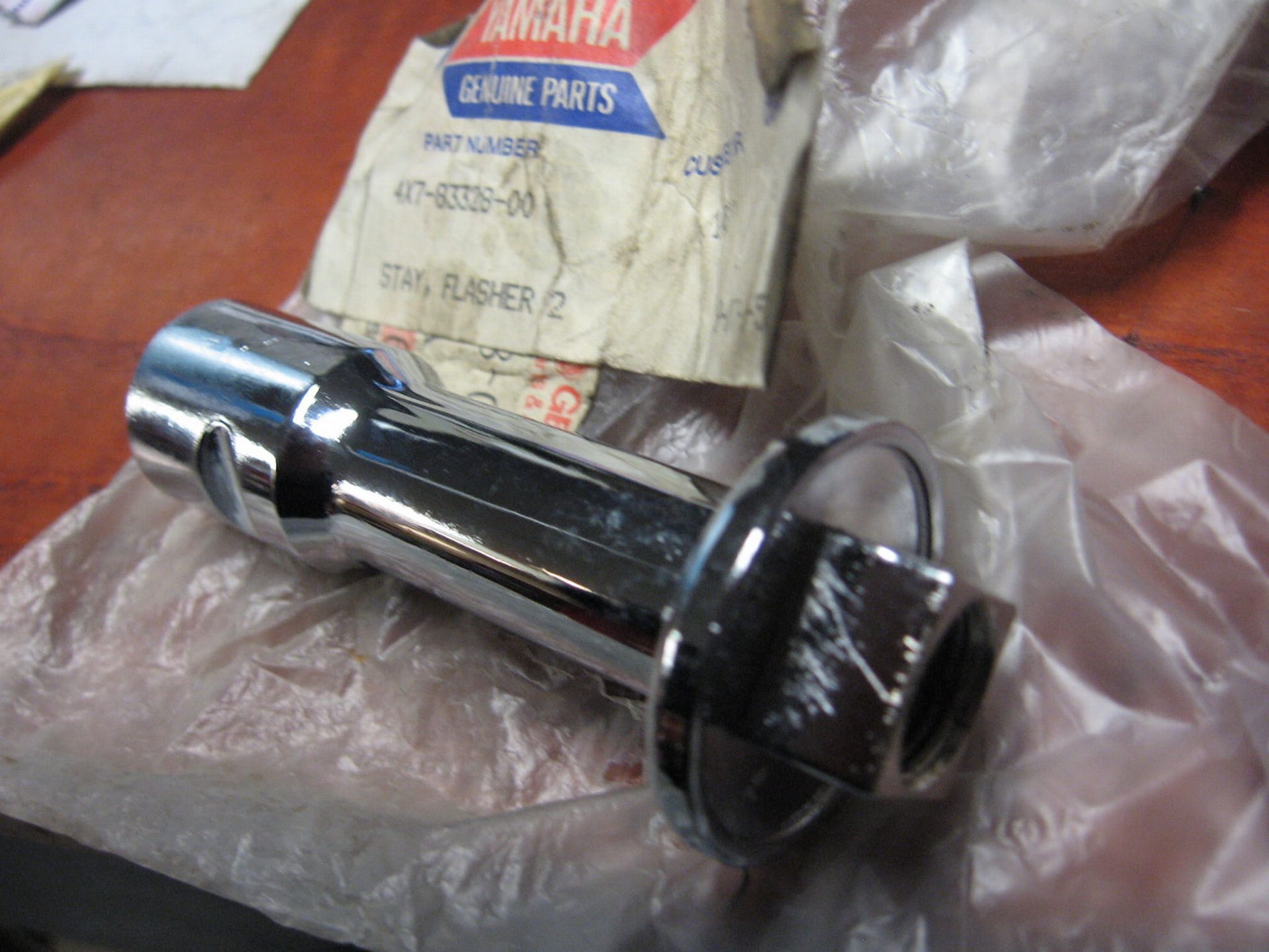 arm knipperlicht , chroom		oem		4x7-83328