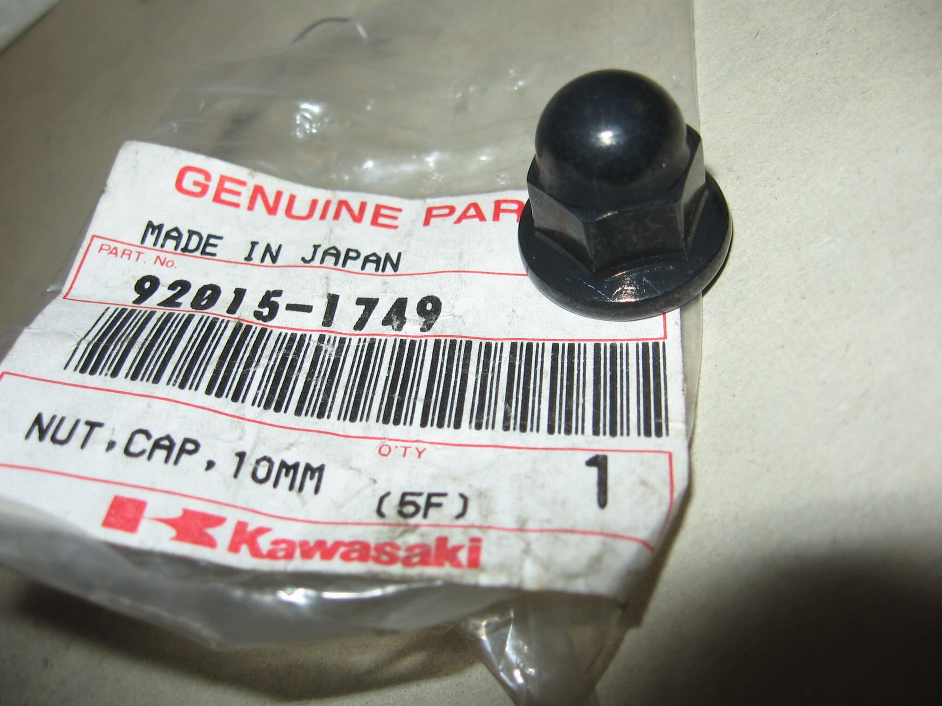 4 stuks dopmoer		10mm oem		92015-1749 , zx11 , zx10